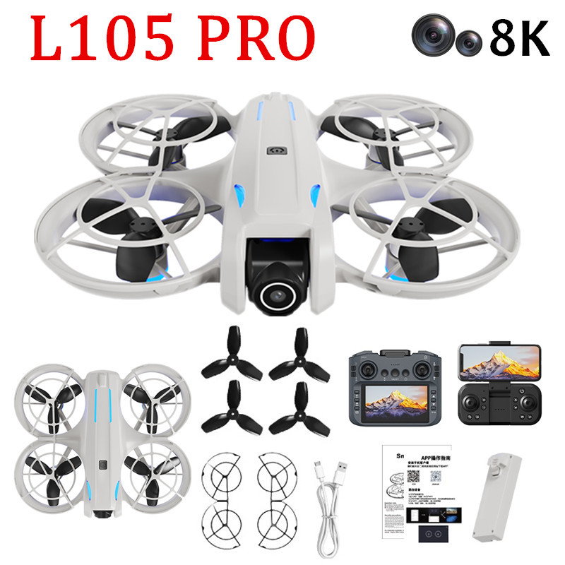 Jjrc Drone X12 - 新しい L105 プロドローン 8K HD デュアルカメラブラシレスオプティカルフローポジショニング