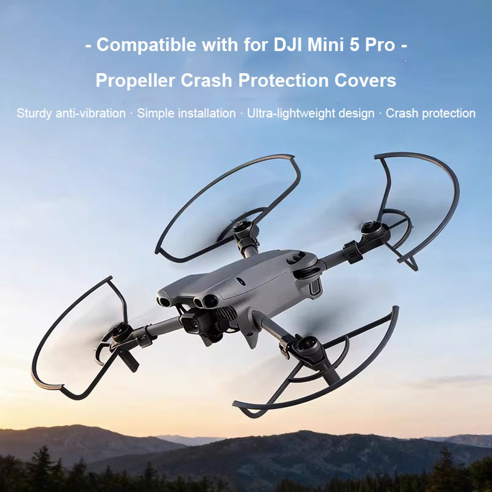 Drone Propeller Guard - 取り外し可能なガード 4 個 DJI Mini 5Pro