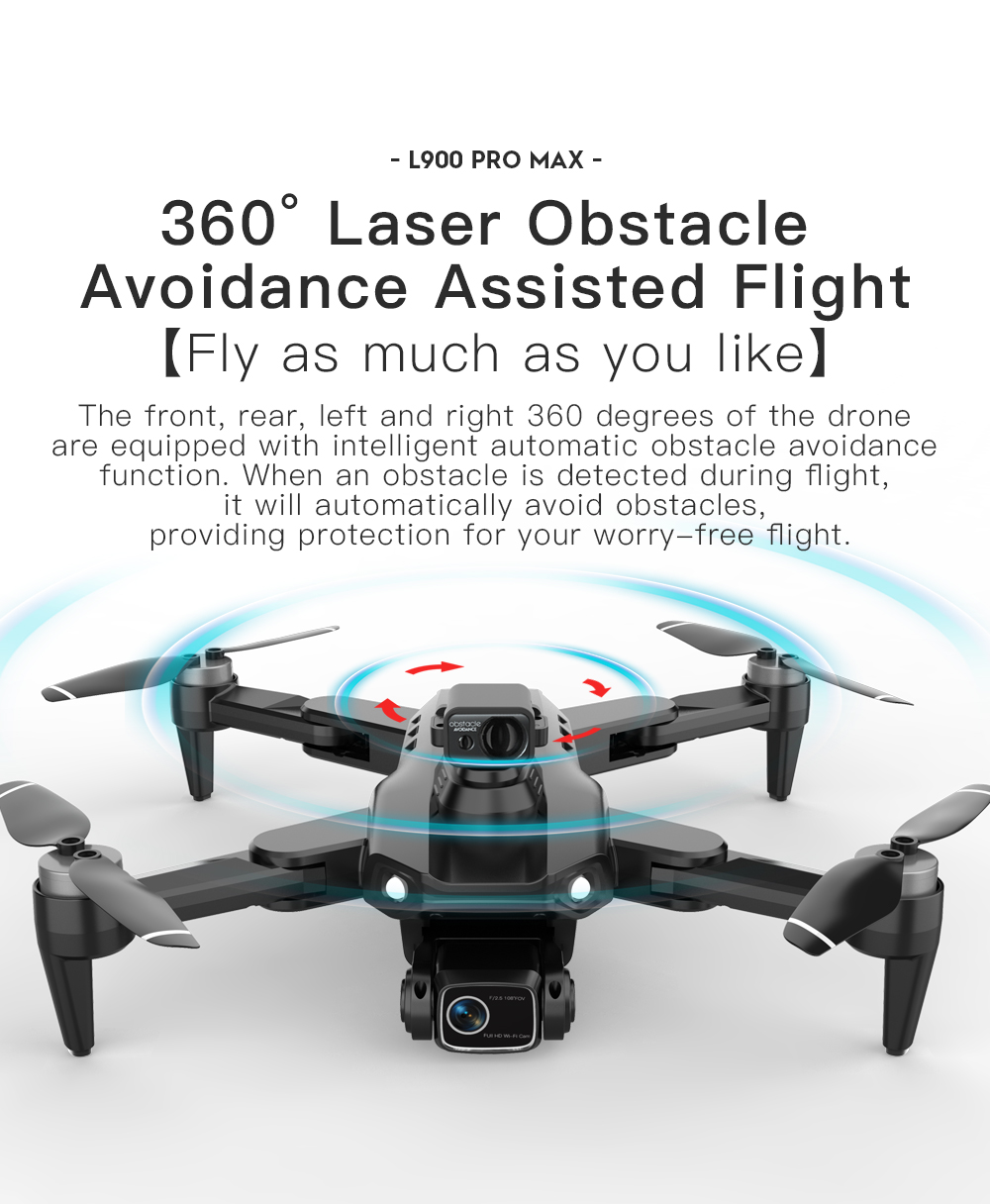 LYZRC L900 PRO MAX レーザー障害物回避GP - Drone Gps Mount のレビューと価格